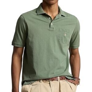 NWT Polo Ralph Lauren Men's Classic Fit Garment-Dyed Polo Shirt Green XXL